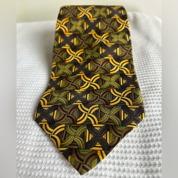 J. Garcia Multicolor Geometric Tie - Picture 1 of 4